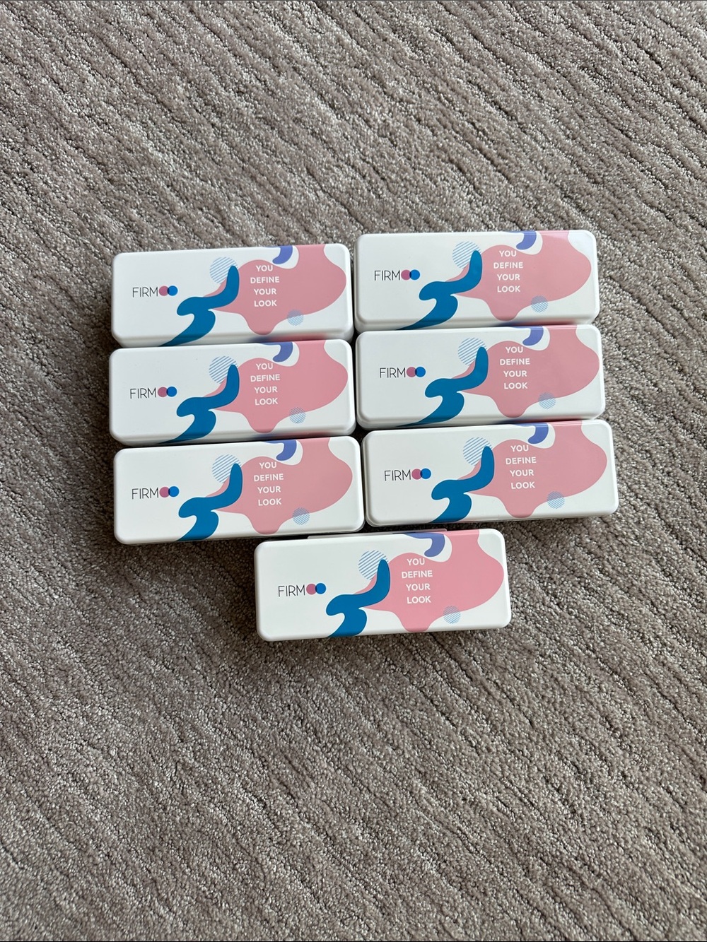 Plastic eye glass cases - 7 included
